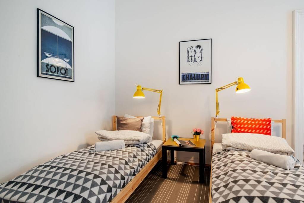 Blue Peace-apartment With Free Parking In Center For 1-6 People * Krakau