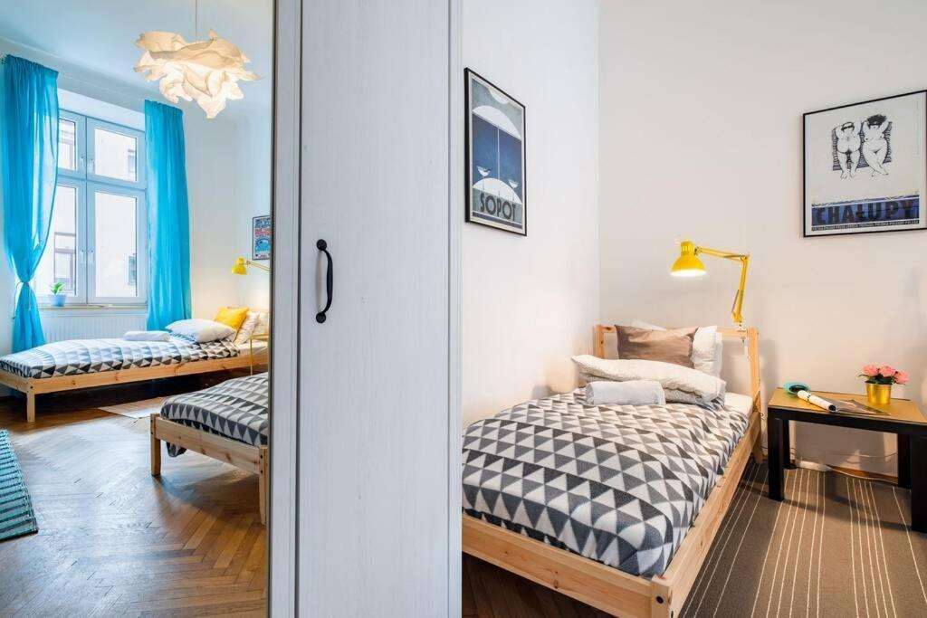 Blue Peace-apartment With Free Parking In Center For 1-6 People * Krakau